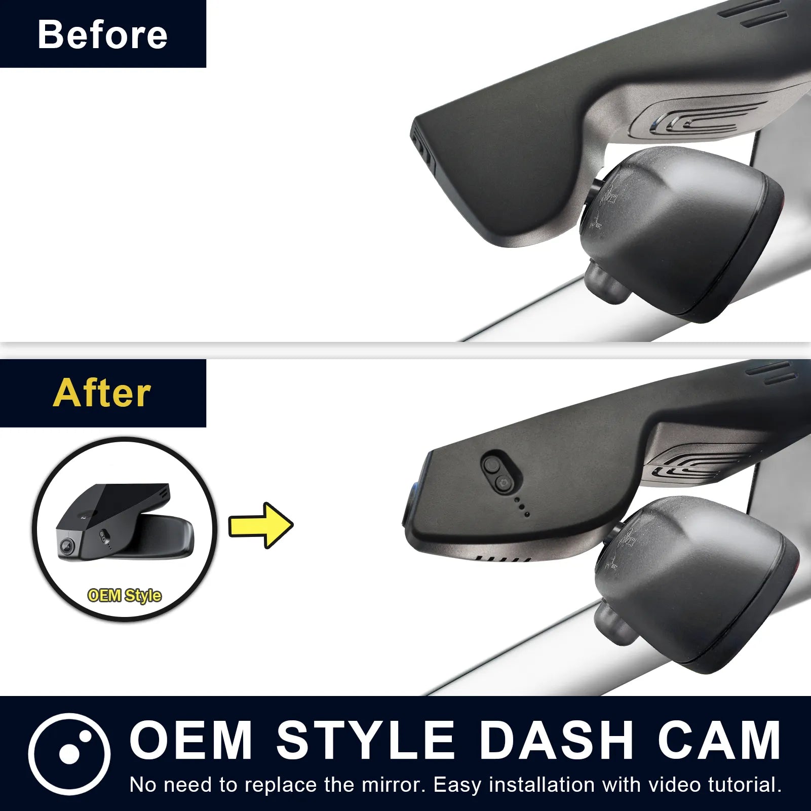 Mangoal 4K Dash Cam Custom for BMW i4 2022 2023 2024, eDrive40 M50 xDrive4(Model A), OEM Style, 2160P UHD Video, WiFi & APP, 64GB, GPS