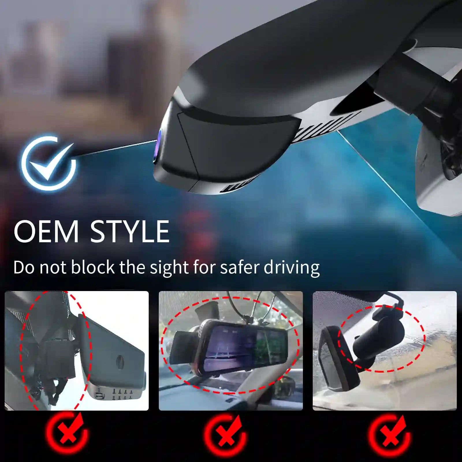 4K Dash Cam Custom fit for Mazda 3 2024 2025(Model B), UHD 2160P Video, Free App & WiFi, 64GB Card
