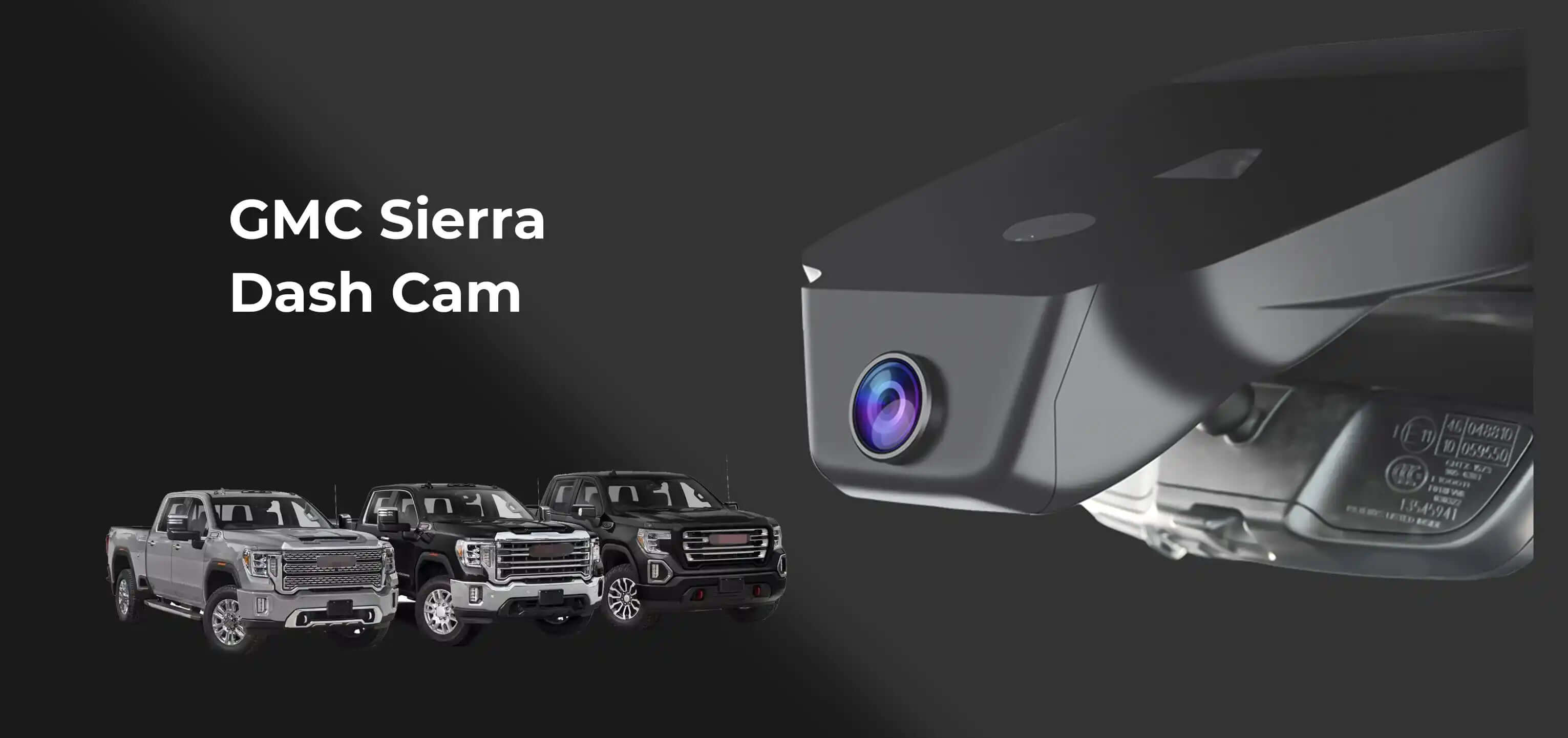 GMC Sierra dash camera banner 