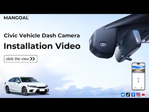 Honda Civic dash cam installation 