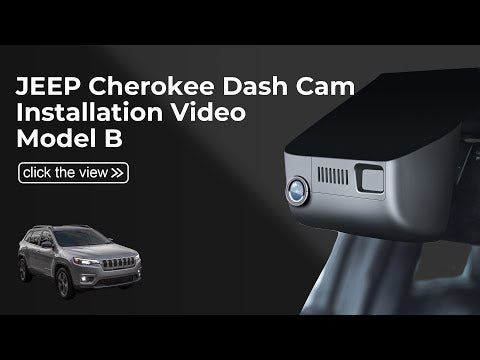 Jeep Gen Cherokee dash cam installation 
