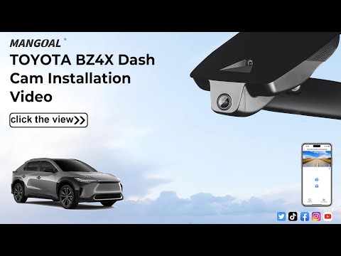 Toyota BZ4X dash camera installation 