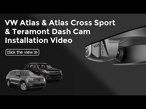 Atlas & Atlas Cross Sport & Teramont Model B dash camera Insatllation