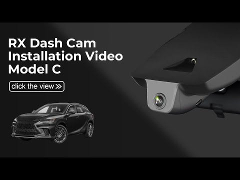 Lexus RX dash camera installation Tutorial 