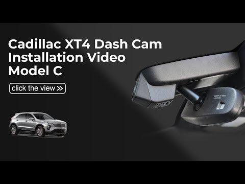 cadillac XT4 Model-C dash camera installation 