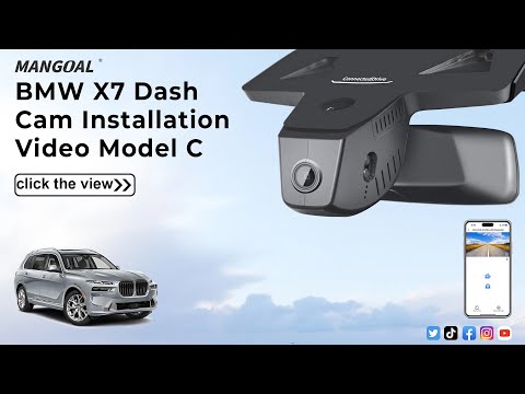 BMW X7 dual dash camera installation Tutorial 