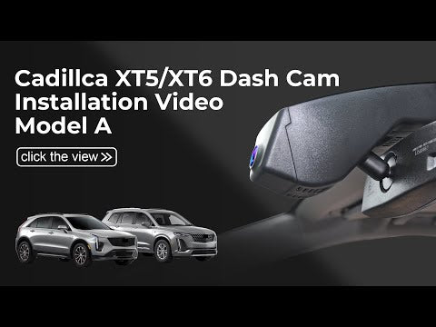 cadillac XT6-XT5 dash cam installation 