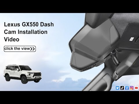 Lexus G550 Dash camera Installation Guide